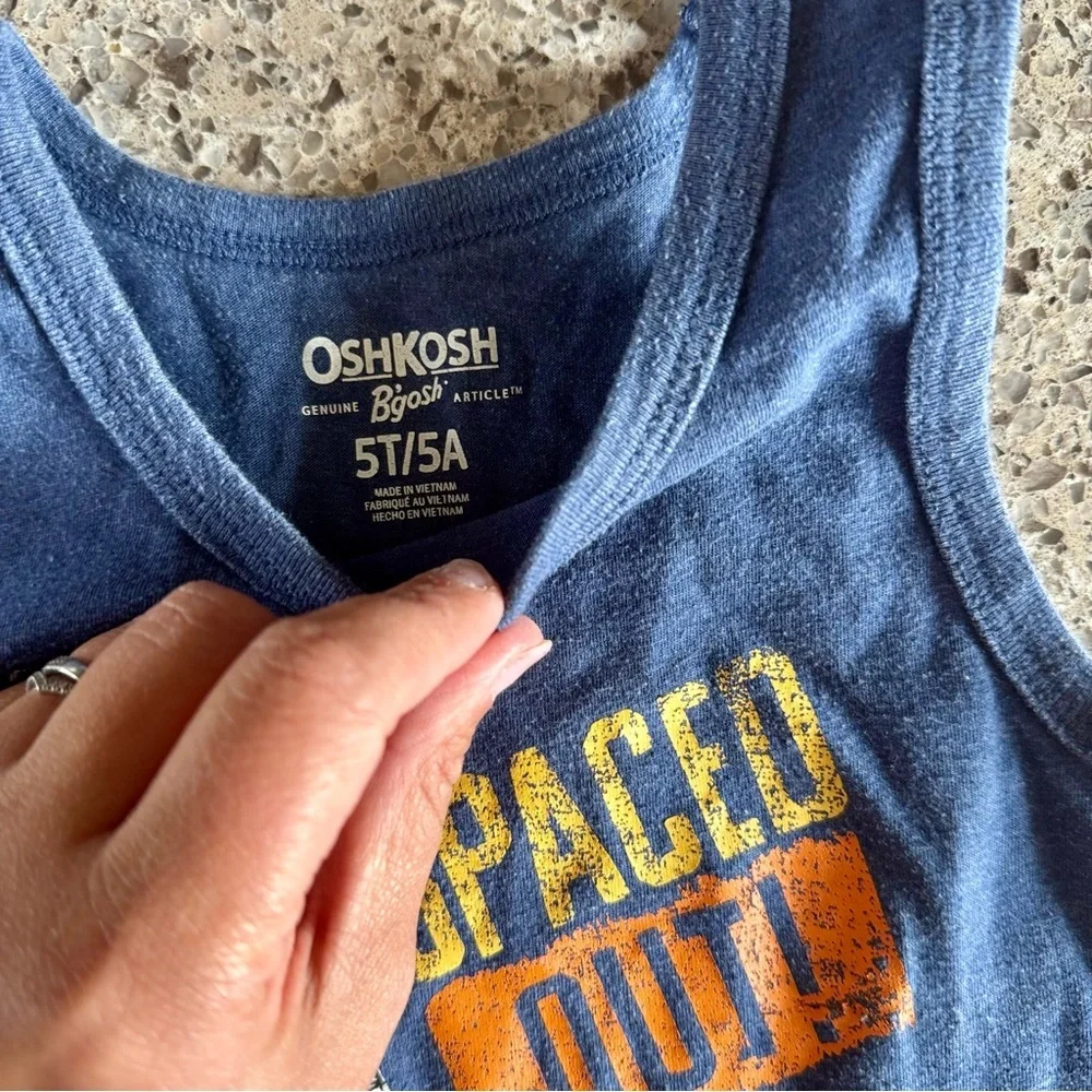 OshKosh B'gosh l Blue Rocket Tank Top l Size 5T